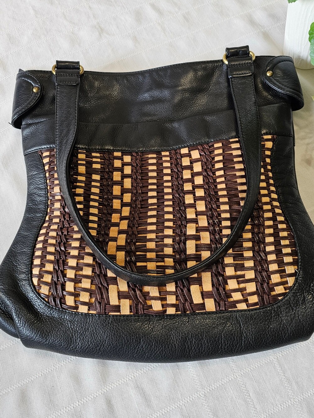 Vintage Derek Alexander Flashback Leather Tote (1995) Mint Condition